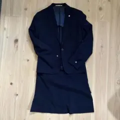 【再値下げ】ORIHICA オリヒカ　ネイビー ジャケット・スカートセット