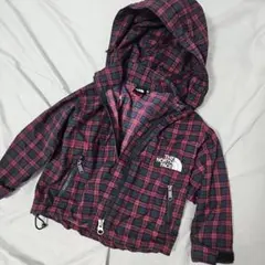 THE NORTH FACE キッズ チェック柄 フード付きジャケット 80のサムネイル