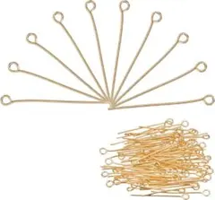 ✳︎uxcell アイピン ジュエリーパーツアイピン 28mm