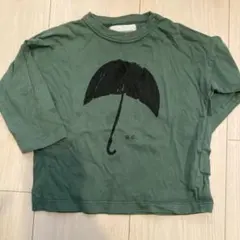 BOBO CHOSES ダークグリーン 長袖Tシャツ