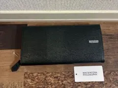 新品　マッキントッシュフィロソフィー　牛革　長財布　深グリーン×山吹色のサムネイル