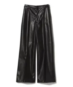 BEAMS HEART フェイクレザーパンツ S