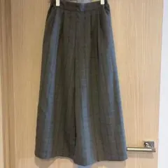チェック柄 ワイドパンツ Sサイズ
