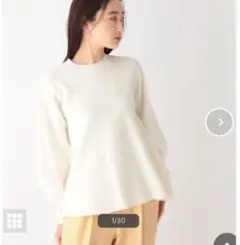 ペプラム ニット