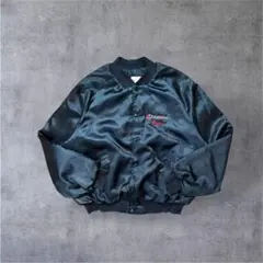 USA80s〜90s King Louieナイロンスタジャンキルティング企業XL