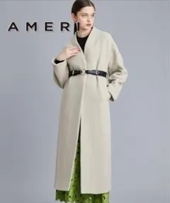 AMERI UND プランプ スリーブ ベルテッド コート M .のサムネイル