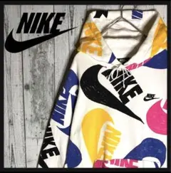 【人気カラー】ナイキ⭐︎総柄 スウェット満載 パーカー クレイジーパターン 即売れ