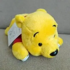 未使用タグ付き　ディズニーランド　プーさん　くっつきぬいぐるみ　肩のせ