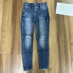 ストラリバリウスZARA姉妹店 レギュラーハイウエストスキニーデニムジーパン34