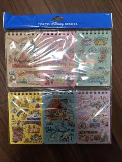 東京ディズニーリゾート メモ帳 6冊セット