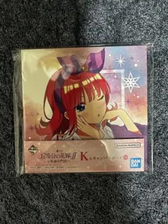 一番くじ　五等分の花嫁　キャンバスボード、ラバスト　中野ニ乃