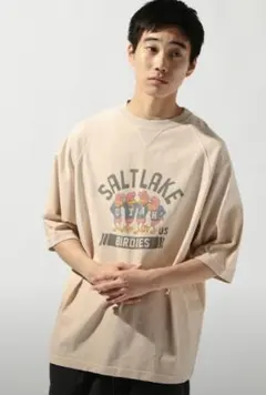 【新品未使用】SCREEN STARS別注ヴィンテージラグランスリーブTシャツのサムネイル