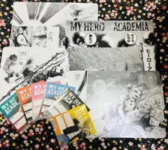 ヒロアカ　名場面カード　スタッフパス風ステッカーコンプセット　即購入優先ラスト