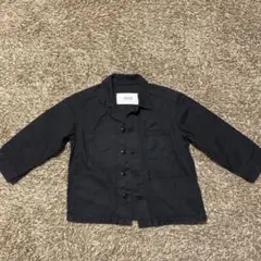 美品　ZUCCa TRAVAIL 薄手ジャケット　ブラックジャケット