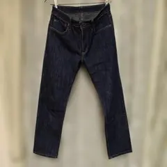 EDWIN ストレートデニム ダークブルー タグ表記29