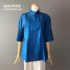 【美品♡】トゥモローランド MACPHEE 半袖チュニック スタンドカラー