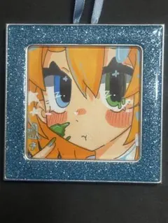 オリジナル　手描きイラスト　原画　コピック　一点物　額縁