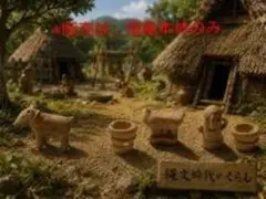 縄文時代のくらし ミニチュア フィギュア