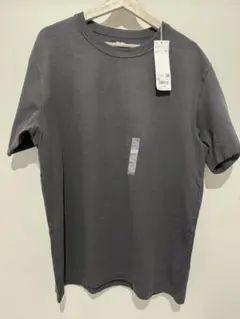 【未使用】ユニクロU クルーネックTシャツ XL 07 グレー 半袖