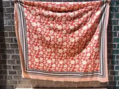 インド綿100％　使い方、色々♪　大判ストール②