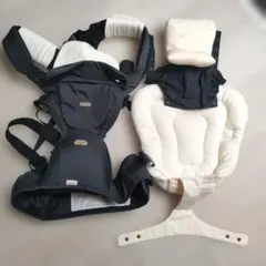 BABY&Me ヒップシート 抱っこ紐 ブラック 新生児パッド付き