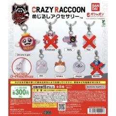 CRAZY RACCOON めじるしアクセサリー全8種セット - メルカリ