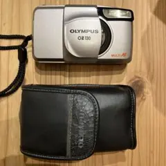OLYMPUS OZ 130 フィルムカメラ 本体+レザーケース付きのサムネイル
