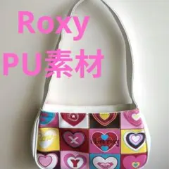 Roxyレトロハート柄ミニショルダーバッグ PU素材のサムネイル