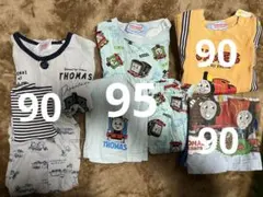 機関車トーマス　THOMAS & FRIENDS 夏服セット　パジャマ90 95