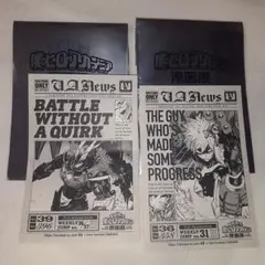 僕のヒーローアカデミア 来場者特典　タブロイド風ステッカー　原画展　ヒロアカ