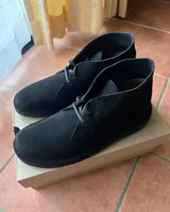 Clarks（クラークス）デザートブーツ 黒スエード・26.5cm