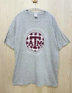 ギルダン Tシャツ 半袖 英字 【L】綿 ビッグサイズ お出かけ クルーネック