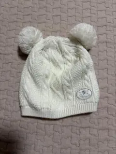 【ミキハウス】ケーブルニット帽子