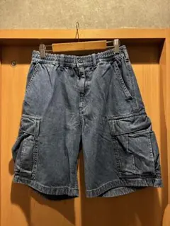 デニムワイドカーゴハーフパンツのサムネイル