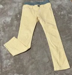 MPS イエローチェックパンツ 120