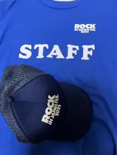 ROCK IN JAPAN FES. 2025 STAFF Tシャツとハット