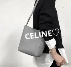 CELINE サングルバケット　スモール　ブルーグレー