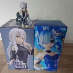 新品未開封　プライズ　フィギュア　まとめ　リゼロ　エキドナ　レム