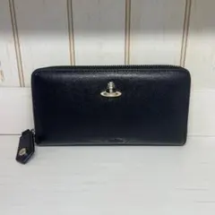 希少 Vivienne Westwood 長財布 ブラック 黒ディアマンテハート