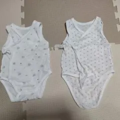 値下げ中★メッシュ素材ノースリーブロンパース