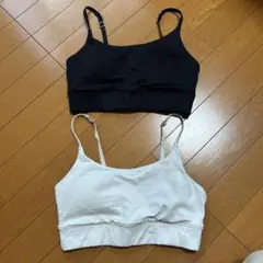 スポーツブラ 黒 白 2枚セット　ゼクシィミックス
