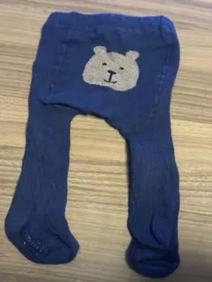 babyGAP　くまタイツ　紺色