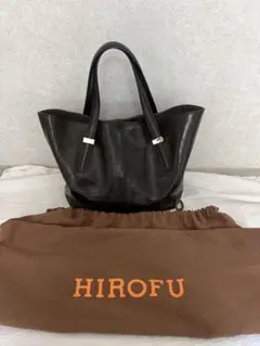 HIROFU トートバッグ ダークブラウンのサムネイル