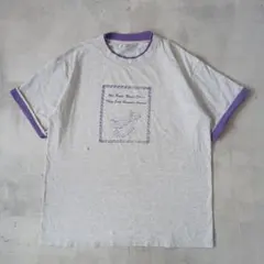 90s USA製　Old Poets Never Die　ダブルカラーTシャツのサムネイル