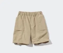 【新品】ユニクロ KIDS ギアショートパンツ(水陸両用) 150 ベージュ