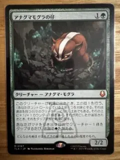 MTG アナグマモグラの仔 ボーダーレス版 日本語版 - メルカリ