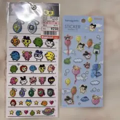 たまごっち　ステッカー　キラふわシール　2枚