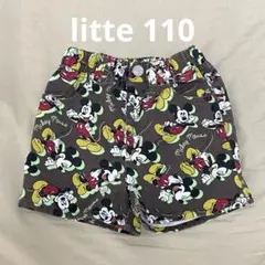 ミッキー　ショートパンツ　しまむら　litte 110