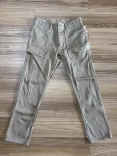 SASSAFRAS ササフラス ワークパンツ Mサイズ 日本製 ベージュ 美品のサムネイル