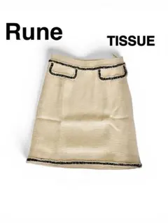 Rene Seleation ルネ TISSUE 台形スカート 白 サイズM
